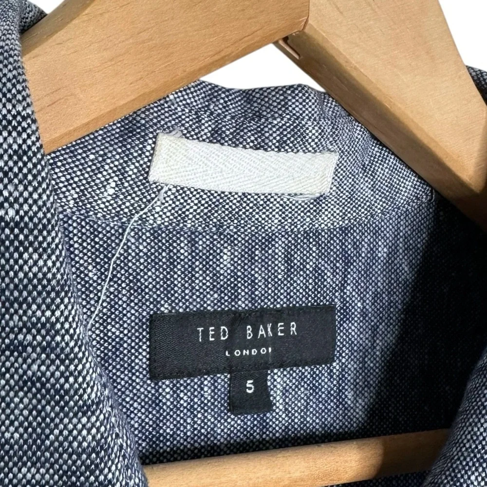 Ted Baker Linen Button Down Shirt - Picture 6 of 7